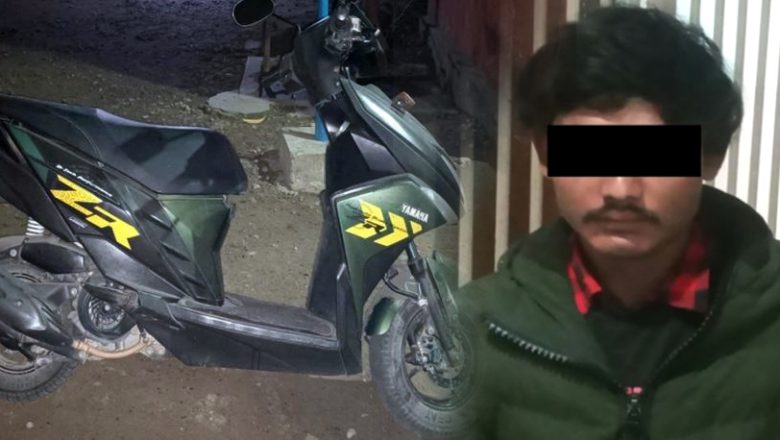 गाईघाटमा स्कुटर चोरी गर्ने एक पक्राउ
