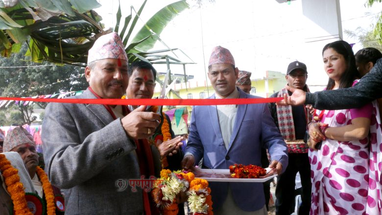 चौदण्डीगढीमा श्री सरस्वती मन्दिर उद्धघाटन तथा हस्तान्तरण