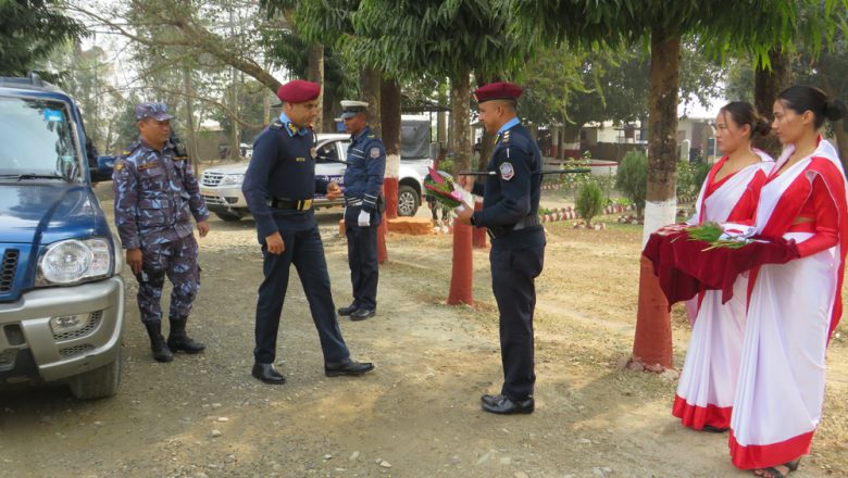 प्रदेश प्रमुखद्धारा जिल्ला प्रहरी कार्यालय उदयपुरको निरीक्षण