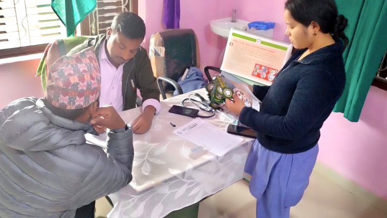 सुखायु आयुर्वेदिक अस्पताल गाईघाटद्धारा मोतिगडामा स्वास्थ्य शिविर