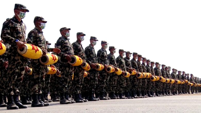 नेपाली सेनाद्वारा ५५५ मादल बजाएर विश्व कीर्तिमान