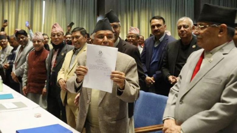 काग्रेसबाट पौडेलले दिए राष्ट्रपतिमा उम्मेदवारी दर्ता