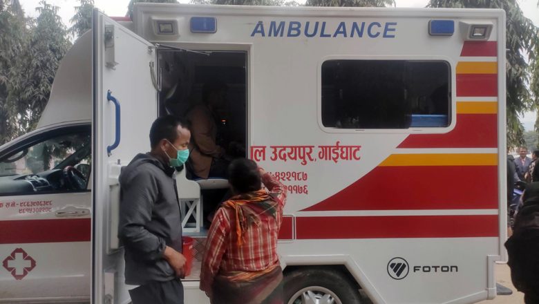 उदयपुर अस्पतलबाट रेफर गरेको बिरामीलाई अक्सिजन अपुग हुँदा बाटोमै मृत्यु,आफन्तको आपत्ति