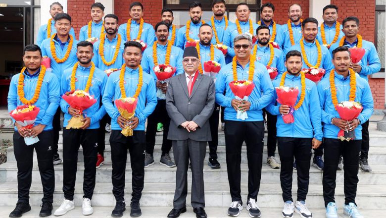 राष्ट्रिय क्रिकेट टोलीका खेलाडीलाई जनही ३ लाख दिने प्रधानमन्त्रीको घोषणा