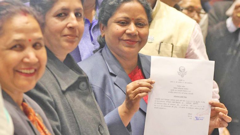 उपराष्ट्रपतिमा जसपाकी प्रमिला यादवको उम्मेदवारी दर्ता