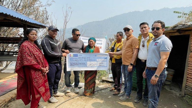 रौतामाईका अग्नी पीडित परिवारलाई १८ हजार पाँच सय आर्थिक सहयोग