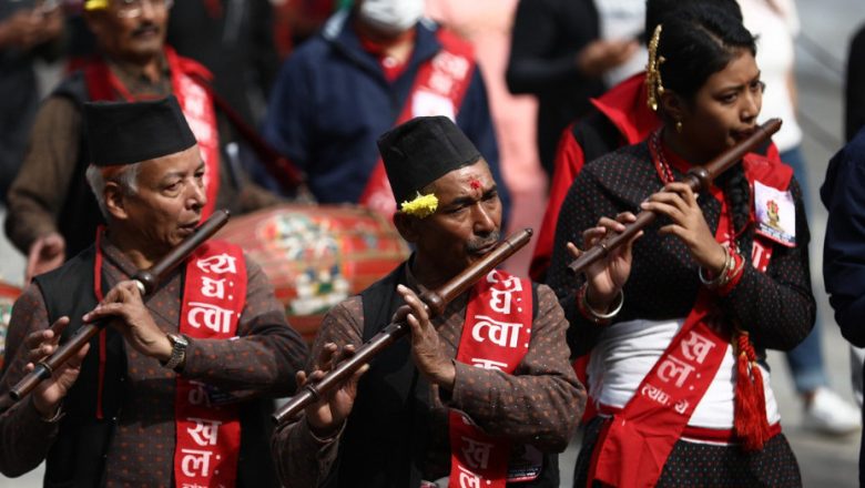 विश्व नेवाः दिवस मनाउँदै