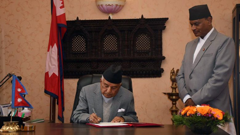 आज राष्ट्रपति पौडेलद्धारा नयाँ मन्त्रीहरुले शपथ लिदै