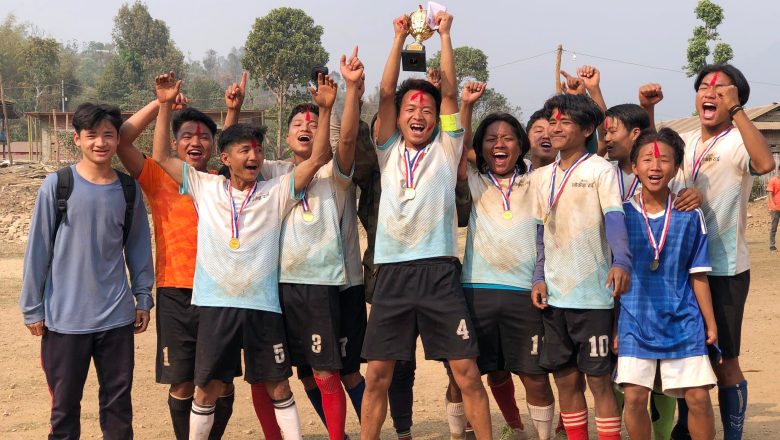 अन्तर वडा स्तरीय पुरुष फुटवल प्रतियोगिताको उपाधि बर्गाछि फुटवल क्लवलाई