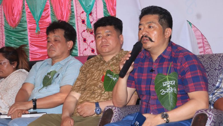 पहिचान विरोधी सांसदहरुलाई गाउँ पस्न नसक्ने अवस्था बनाउँछौ : यायोख्खा केन्द्रीय अध्यक्ष हाताचो