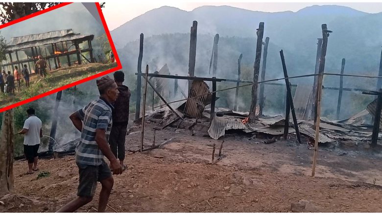 साउनेको एक घरमा आगलागी, करिव १५ लाख बराबरको क्षति