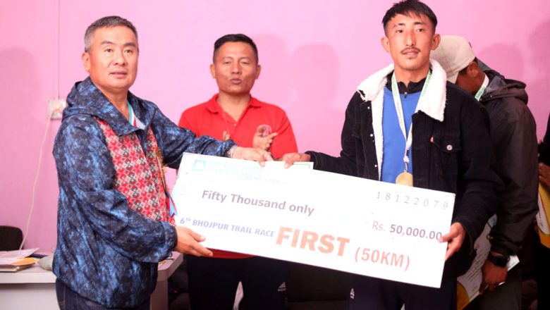 छैटौँ भोजपुर ट्रेलरेस प्रतियोगिताको उपाधि उमेशलाई