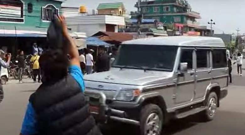 झापामा नाराबाजी सहित ओलीलाई देखाईयो कालोझन्डा