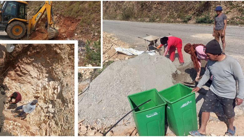 साउने चौकमा व्यवस्थित सार्वजनिक शौचालय निमार्ण हुँदै