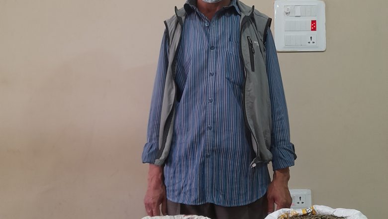 लागुऔषध गाँजा सहित गाईघाटबाट एक पूरुष पक्राउ