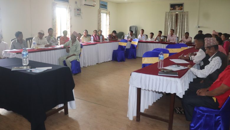 उदयपुरका २९ अगुवा किसानलाई ब्यवसायीक बाख्रापालन सम्बन्धि ३ दिने तालिम