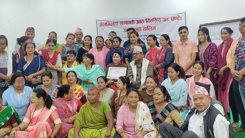 गाईघाटमा मेलमिलाप सम्बन्धी ४८ घण्टे आधारभूत तालिम सम्पन्न