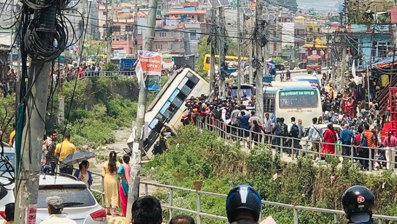 काठमाण्डौको तारकेश्वरमा बससँग मोटरसाइकल ठोक्किँदा चालकको मृत्यु