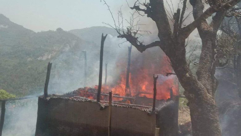 ताप्लीमा आगालगी हुँदा एक घर जलेर नष्ट