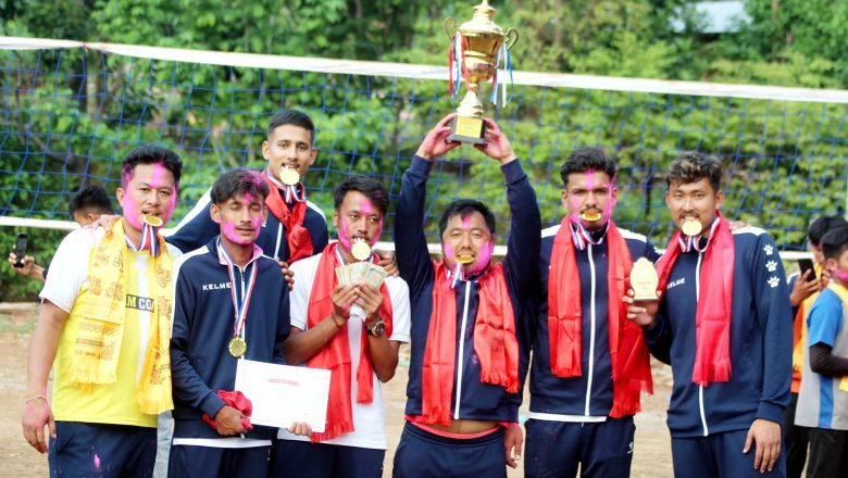 ताप्लीमा भएको अध्यक्ष कप भलिवलमा झापा बिजयी
