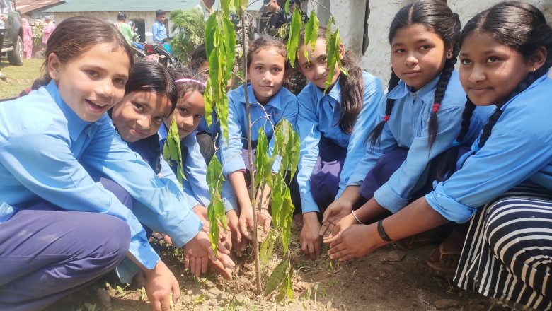 त्रिनपा १५ खाँवुमा बिरुवा रोपेर विश्व वातावरण दिवस मनाईयो