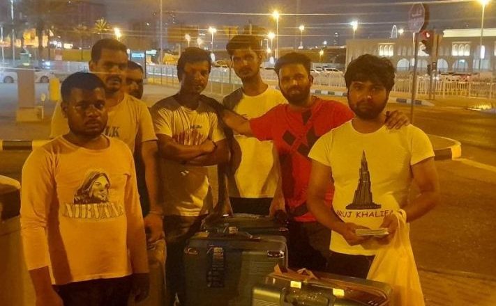 यूएईबाट १४ नेपाली श्रमिकलाई उद्धार गरी स्वदेश फर्किए