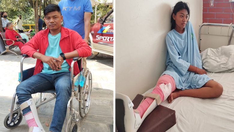 मोटरसाईकल दुर्घटनामा परी उदयपुरका दुई जना गम्भिर घाईते