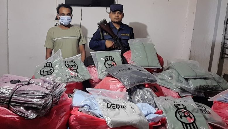 अन्तराष्ट्रिय ब्रान्ड केल्मीको नक्कली कपडा बनाउने दुई जना पक्राउ