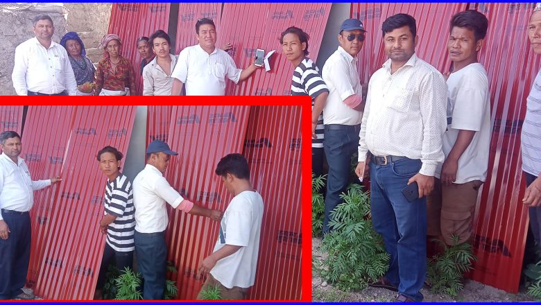 वडा नं.१५मा अति विपन्न बर्गको समुदायहरुलाई जस्तापाता वितरण