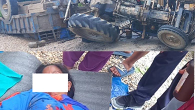 त्रिनपा १५ मा ट्याक्टर दुर्घटना, एकजना गम्भीर