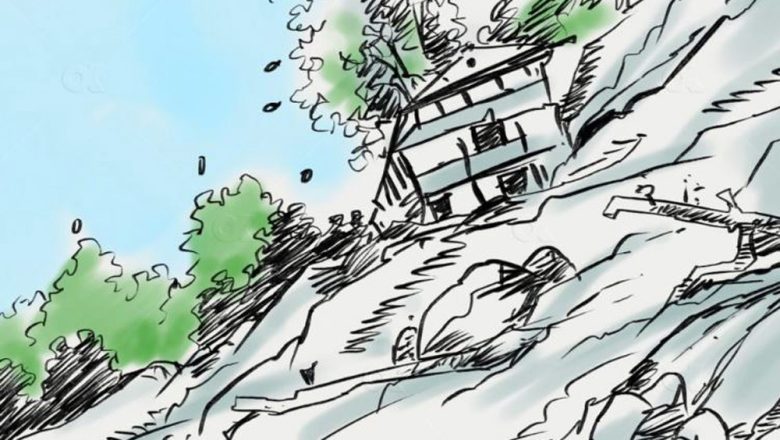 पहिरोले घर पुरिँदा आमा–छोराको मृत्यु, तिन घाईते