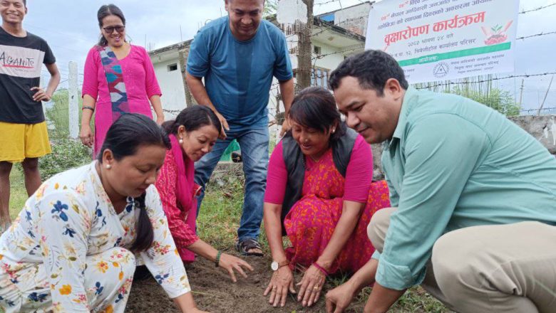 बृक्षारोपण गरी उदयपुरमा २९ औँ  विश्व आदिवासी दिवस मनाईयो