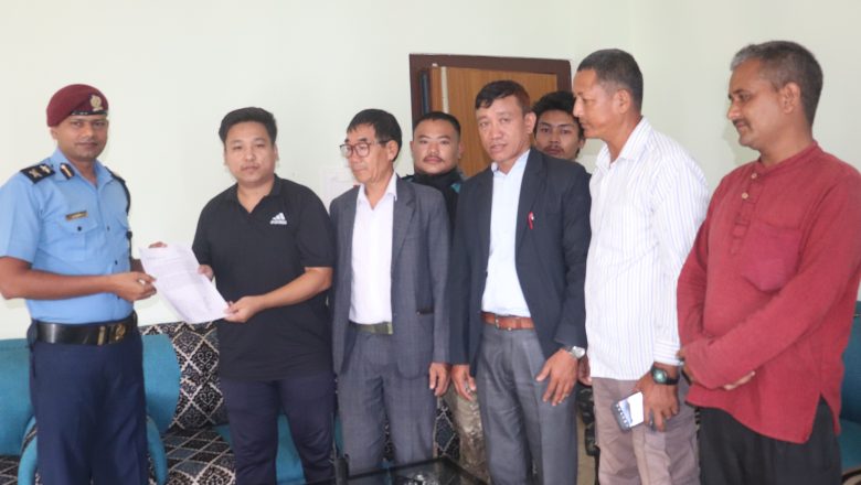 चौदण्डीमा प्रतिवन्धीत औषधी बेच्ने झालाई तत्काल कार्वाहीको माग गर्दै प्रहरीलाई ध्यानाकर्षण पत्र