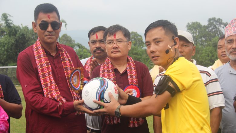 प्रथम दिप्शन मगर स्मृति फुटबल प्रतियोगिता सुरु, उद्घाटन खेलमा तालतलैया विजयी