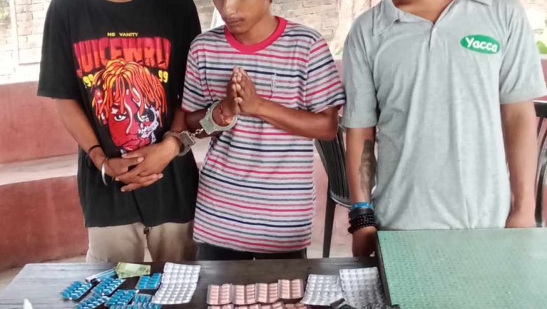 उदयपुरमा लागुऔषध खरिद–बिक्रि गर्ने तिन युवक पक्राउ
