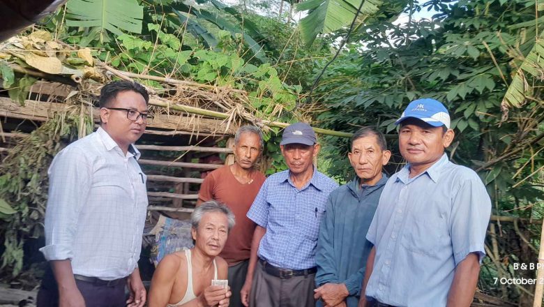 प्यारालाईसिस पिडित भैरवलाई किरात राई यायोख्खा त्रियुगा नगरको आर्थिक सहयोग