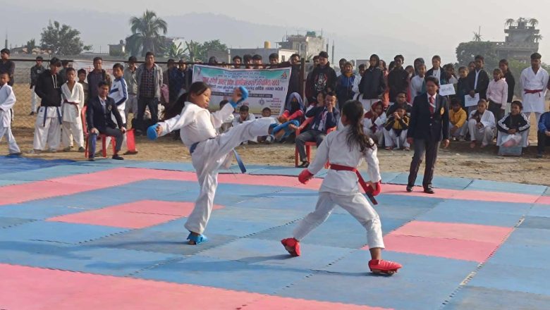 उदयपुरमा प्रदेश स्तरीय कराते प्रतियोगिता सुरु