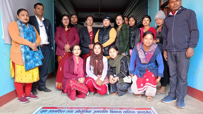 गाईघाटमा ३ महिने आधारभूत सिलाई कटाई तालिम सुरु