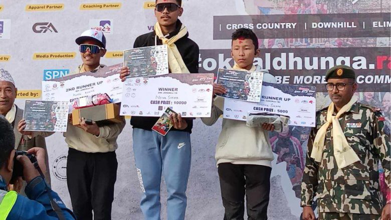 ओखलढुँगा साईकल प्रतियोगितामा जुनियर तर्फ उदयपुरको निमा प्रथम