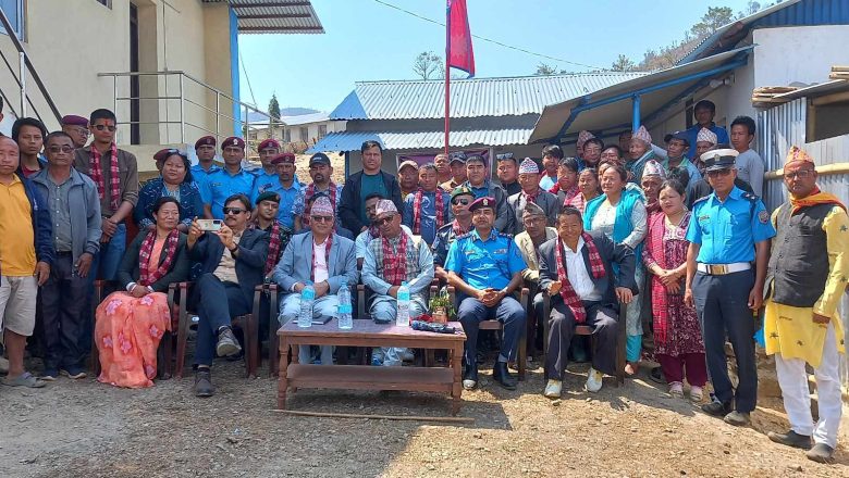 मैनामैनीमा अस्थायी प्रहरी चौकी स्थापना