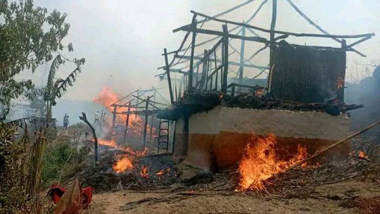 रौतामाईको मालवासेमा आगलागी, घर र गोठ जलेर नष्ट