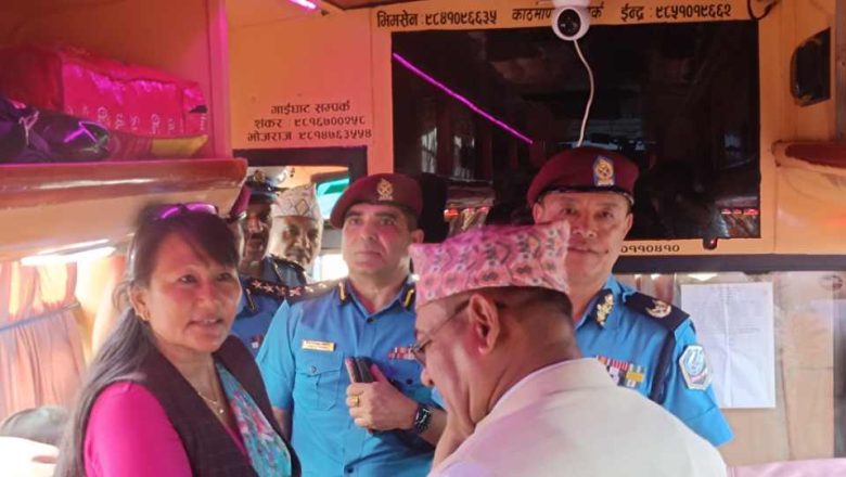 नेपालमै पहिलो पटक उदयपुरबाट लामो दुरीको सवारीमा सिसि टभि र जिपिएस जडा