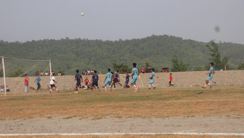 प्रविन राईको दुई गोलमा आयोजक समुह ‘बि’ विजयी, आयोजक ‘ए’ माथि राजावासको ५ गोल
