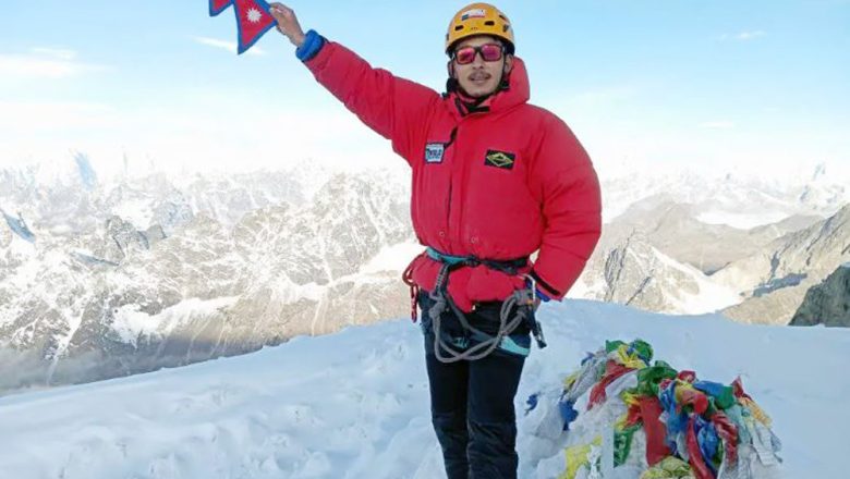 उदयपुरका एक युवकले गरे लबुचे हिमालको सफल आरोहण
