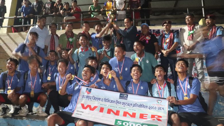 उदयपुर ए डिभिजन लिगको उपाधि गाईघाट फुटबल क्लबलाई