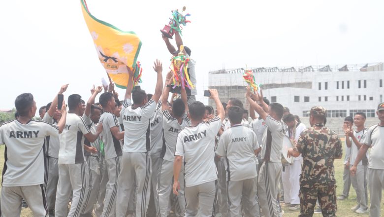 बाहिनिपति रनिङ शिल्डको उपाधि श्री रणभिम गण खोटाङलाई