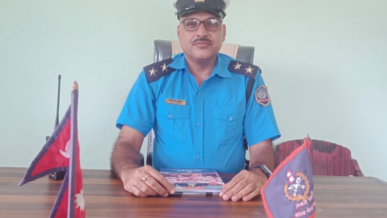 उदयपुरमा नयाँ ट्राफिक इन्चार्ज