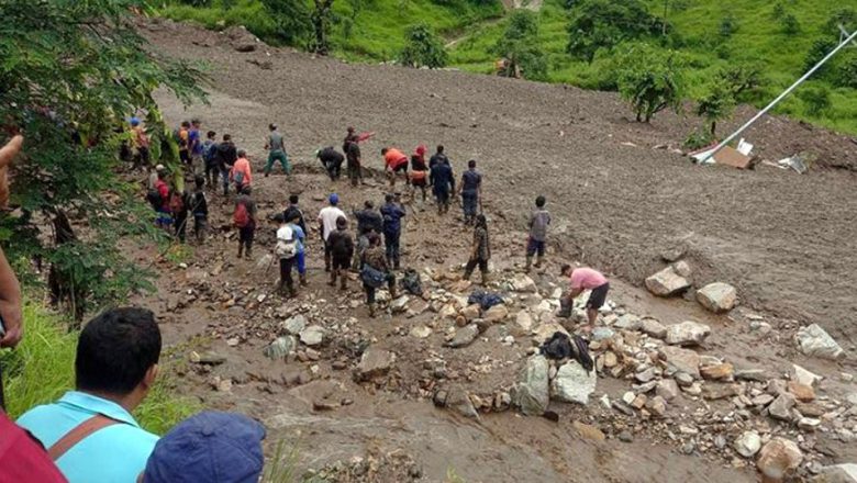 गोरखामा पहिरोमा बेपत्ता भएका युवकको शव ७ दिनपछि फेला