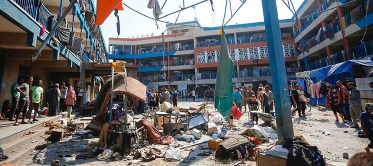 इजरायलले गाजाको शरणार्थी शिविरमा आक्रमण गर्दा ९३ जनाको मृत्यु