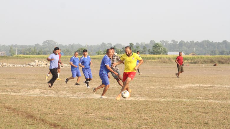 वडा कप फुटबलको मैत्रिपुर्ण खेलमा राजनीतिक दल र जोगिदह विजयी